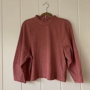MADEWELL Texture & Thread Mauve Top